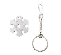 Llave de radios de acero inoxidable de 7 vías para pezones 12G-15G y para | 12G 13G 14G 15G Llave de pezón, herramienta de búsqueda de rueda plateada, llave ajustadora de radios de ciclismo