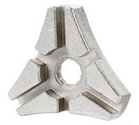Llave de radios de bicicleta, 1 paquete de herramienta de revisión de ruedas, ajustador de acero al carbono de 6 vías para reparación de bicicletas de carretera de montaña (plateado)