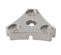 Llave de radios de bicicleta de 3,2/3,3/3,5 mm, herramienta de apriete de ruedas de acero al carbono #52 para mantenimiento y corrección de bicicletas, color plateado