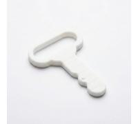 Llave de repuesto compatible con Little Tikes Cozy Coupe - Llave de coche de juguete blanca, 1 paquete