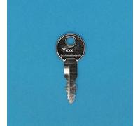 Llave de repuesto para portabicicletas Eufab y Pro User. Llave Y016