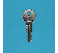 Llave de repuesto para sistemas de equipaje y cofres de techo Thule. Código de llave Thule - N112