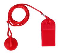 Llave de Seguridad Universal para Cinta de Correr,Interruptor Cinta de Correr,Cerradura de Seguridad con Imán Universal,Accesorios de Fitness para la Mayoría de Cintas de Correr,Rojo