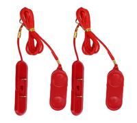 Llave de seguridad universal para cinta de correr |Paquete de 2 llaves de parada de emergencia para tornear la máquina |ABS ovalado doble diente 2.60x0.67in |Evita cierres/interrupciones accidentales