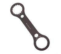 Llave de soporte inferior de aleación de aluminio para BB de 44/46 mm, herramienta multifunción de reparación de bicicletas con apertura de 49 mm, llave de mantenimiento de ciclismo de precisión