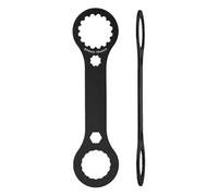 Llave de soporte inferior - Llave de eje de bicicleta, Herramienta de reparación | Llave de mantenimiento de la manivela de BB para entusiastas de la bicicleta, llave duradera de doble extremo de acer