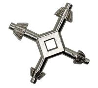 Llave de taladro 4 en 1, Llave de portabrocas de 4 vías | Llave para portabrocas | Llave de taladro manual, llave de taladro, llave manual eléctrica, llave de mandril eléctrica para uso en