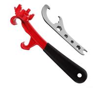 Llave de tambor de aluminio multifuncional con mango antideslizante para abrir y volver a sellar tapas de cubo en diversos entornos