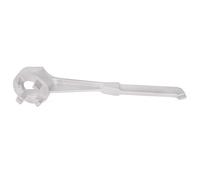 Llave de tambor de aluminio para abrir tapones de tambor de 10, 15, 20, 30, 50, 55 galones, se adapta a tapones de 2 y 3/4 pulgadas