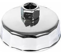 Llave de tapa de filtro de aceite de 74,5 mm x 14 flautas, unidad de 1 a 2 pulgadas, diseño de perfil bajo para espacios reducidos