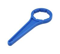 Llave de tapa de tambor, abridor de tapa de cubo de plástico para contenedores de 20 a 30 L, herramienta de llave de tambor para quitar sellos herméticos, azul