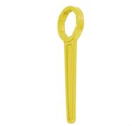 Llave de tapa de tambor de plástico para cubos de 20L-30L, llave de tapa de contenedor y herramienta clave para abrir sellos duros en cubos y cubos industriales (amarillo)