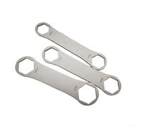 Llave de tapa superior de acero inoxidable para RockShox y para horquillas Fox, cabezales dobles para herramienta de mantenimiento de bicicletas para mantenimiento de suspensión, para larga duración