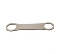 Llave de tapa superior de acero inoxidable para RockShox y para horquillas Fox, cabezales dobles para herramienta de mantenimiento de bicicletas para mantenimiento de suspensión, para larga duración