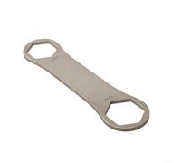 Llave de tapa superior de horquilla de bicicleta para RockShox y para suspensión Fox, herramienta de llave de doble cabezal de acero inoxidable para mantenimiento y mantenimiento de horquillas de