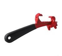 Llave de tapón 3 en 1 y herramienta de abridor de cubos, removedor de tapa de tambor de aleación de aluminio para tambores de 5 a 55 galones, cubos y latas con mango de goma antideslizante (B)
