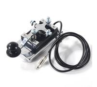 Llave de telégrafo K4 resistente con contactos de plata pura 9995% para radio aficionado CW para estación de onda corta de comunicación de código MORSE (3.5mm)