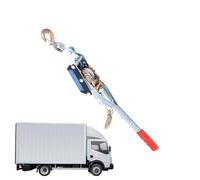 Llave de tracción de cable, dispositivo tensor de trinquete con doble gancho, extractor de vallas de carraca, para trabajos de arrastre, engarzar, trabajos de jardinería, vigas, marcos, barandillas de