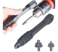 Llave de trinquete 2 en 1, herramienta de repuesto de llave de portabrocas de doble cabeza con cabeza de 13/16 mm para taladros eléctricos y herramientas eléctricas, llave de carraca eléctrica, llave