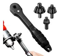 Llave de trinquete 3 en 1, herramienta universal de repuesto para taladro, compatible con la mayoría de taladros eléctricos y herramientas eléctricas (1 unidad)