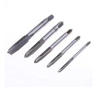 Llave de trinquete ajustable con mango en T para grifos de tornillo de máquina métrica -M8, juego de 5 piezas con construcción de acero cromado, 85 mm de longitud, Compat (5 grifos de tornillo)