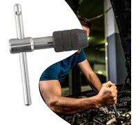 Llave de trinquete ajustable con mango en T para grifos métricos M12, herramienta de enhebrador manual de acero al carbono para -M6 M5-M8 M6-para M12 con 110 mm de longitud (M6)