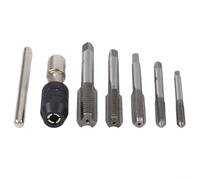 Llave de trinquete ajustable con mango en T para rosca de tornillo de máquina con agarre ergonómico diseñado para mantenimiento y uso de bricolaje (2 piezas de 5 a 12 mm)