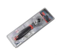 Llave de trinquete ajustable de 6 a 22 mm, tamaño métrico e imperial para sujetadores de 1/4 a 7/8 pulgadas, construcción de acero tratado térmicamente con diseño de mango ergonómico