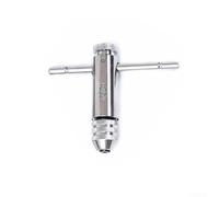 Llave de trinquete ajustable para grifos M3-M8 y M5-M12, herramienta de mano deslizante con mango en T con bloqueo de rodamiento de bolas, construcción de acero de alto carbono (M3-8)