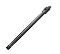 Llave de trinquete bidireccional de 15 pulgadas, doble cabeza de 1/2 pulgada y 3/8 pulgadas con liberación rápida, junta giratoria de 180°, mango de acero ergonómico para reparaciones de automóviles