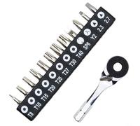 Llave de trinquete compacta con mango hexagonal de agujero pasante y mecanismo de 60 dientes para uso en tareas de montaje de puntos estrechos (D)