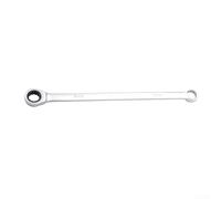 Llave de trinquete con extremos dobles y brazo de palanca optimizado para reducir el esfuerzo en el mantenimiento automotriz y de equipos (19 mm)