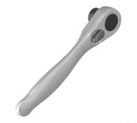 Llave de trinquete de 1/4 pulgadas con mecanismo de 72 dientes, interfaz magnética de broca hexagonal para reparación de automóviles e instalación de muebles, mini destornillador de trinquete de 9,5