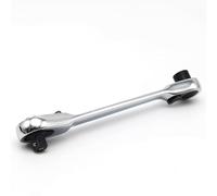 Llave de trinquete de 1/4 pulgadas, llave de trinquete de 72 dientes, llave Allen, mango hexagonal, liberación rápida, cabeza única, doble cabeza