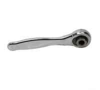 Llave de trinquete de 72 dientes con mango hexagonal de liberación rápida de 6,35 mm para áreas compactas, con ajuste bidireccional e interfaz magnética