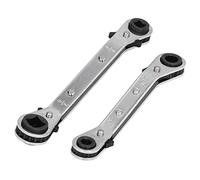 Llave de Trinquete de Acero Inoxidable Ct122, 1/4, 3/16, 5/16, 3/8, para Reparación de Acondicionador de Refrigerador, Herramienta de Mantenimiento Automotriz para el Hogar