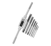 Llave de trinquete de alta eficiencia para proyectos de roscado, agarre ergonómico, cómodo uso doméstico, reparación de metales, llave de trinquete