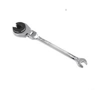 Llave de trinquete de cabeza flexible métrica de 8 mm a 27 mm, llave de tubo de acero al cromo vanadio para espacios reducidos, reparación de automóviles, mantenimiento del hogar, kit de herramientas