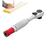 Llave de trinquete de doble cabeza reversible herramientas de reparación | Llave de carraca de 1/4 pulgadas para coche, vehículo, bicicleta, carpintería, fontanería, gabinete