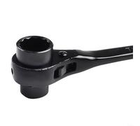 Llave de trinquete de enchufe de 30 x 32 mm con configuración de flor de ciruelo para un control preciso de sujetadores en servicio de colector de admisión de aire y trabajo del sistema de