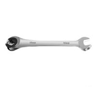 Llave de trinquete de extremo abierto para espacios reducidos, herramienta de reparación de acero al cromo vanadio (19 mm)