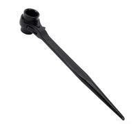 Llave de trinquete de extremo de 1032 mm con enchufe de flor de ciruelo, material de acero para reparación y mantenimiento en vehículos, maquinaria y obras de construcción (16-18 mm)