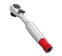 Llave de trinquete de fuerza industrial con mango ergonómico de doble color y acoplamiento rápido del enchufe para trabajos de servicio repetitivos (A)