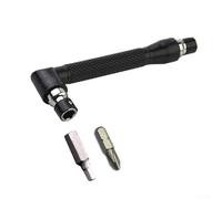 Llave de trinquete de liberación rápida, llave de vaso en forma de L de 1/4 pulgadas para fijación mecánica automotriz, herramienta manual compacta reversible de taller (1 pieza magnética)