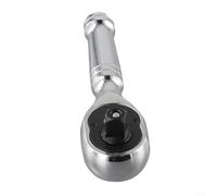 Llave de trinquete de mango corto de 72 dientes para compatibilidad de accionamiento de 1/4 3/8 1/2 que ofrece un mejor control y urante los ajustes de pernos y tuercas (3/8)