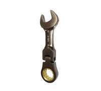 Llave de trinquete de metal, llave de trinquete, herramienta de extremo abierto, doble cabeza, engranajes en miniatura, trinquete