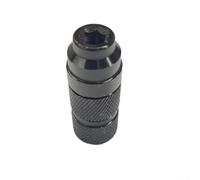 Llave de trinquete desmontable de 4 pulgadas para 1 compatible con puntas de destornillador de 1/4 pulgadas para aplicaciones de baja distancia (mango)
