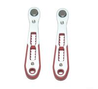 Llave de trinquete, destornillador, herramienta de mano, llave de enchufe, trinquete bidireccional para tornillos cruzados y ranurados, operación de espacio estrecho, diseño de ojo de cerradura