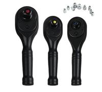 Llave de trinquete en miniatura, herramienta mecánica reversible de 72 dientes de acero al cromo vanadio - llave de zócalo, para montaje de componentes mecánicos y reparación de automóviles