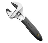 Llave de trinquete genérica, 25 cm, llave de trinquete ajustable, pinza de rotación de acero al carbono, herramienta portátil para fontanería mecánica auto reparación perno grifo